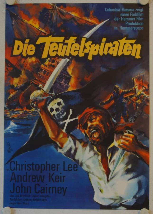 Die Teufelspiraten originales deutsches Filmplakat